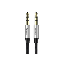 Baseus CAM30CS1 cable de audio 1,5 m 3,5mm Negro, Plata