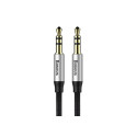 Baseus CAM30CS1 cable de audio 1,5 m 3,5mm Negro, Plata