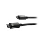 Baseus CAWJ040001 cable USB USB 2.0 1 m USB C Negro