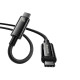 Baseus CAWJ040001 cable USB USB 2.0 1 m USB C Negro