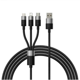 Baseus SUP0002696 cable USB USB 3.2 Gen 1 (3.1 Gen 1) 1,2 m USB A USB C/Micro USB-A/Lightning Negro