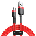 Baseus CAMKLF-B91 cable USB 1 m USB A Negro, Rojo