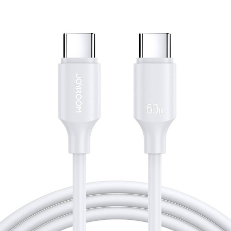 JOYROOM 6956116733704 cable USB USB 2.0 1 m USB C Blanco