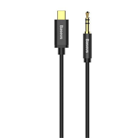 Baseus CAM01-01 cable USB 1,2 m 3,5mm USB C Negro