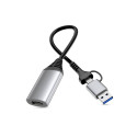 Equip 133498 Adaptador gráfico USB 1920 x 1080 Pixeles Gris