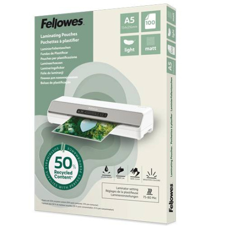 Fellowes 100143437 plastificador 100 pieza(s)