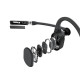 SHOKZ OpenComm2 UC 2025 Upgrade Auriculares Inalámbrico gancho de oreja Oficina/Centro de llamadas Bluetooth Negro