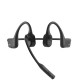 SHOKZ OpenComm2 UC 2025 Upgrade Auriculares Inalámbrico gancho de oreja Oficina/Centro de llamadas Bluetooth Negro