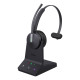 Yealink WH64 Mono UC Auriculares Inalámbrico Diadema Oficina/Centro de llamadas USB Tipo C Bluetooth Negro