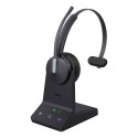 Yealink WH64 Mono UC Auriculares Inalámbrico Diadema Oficina/Centro de llamadas USB Tipo C Bluetooth Negro