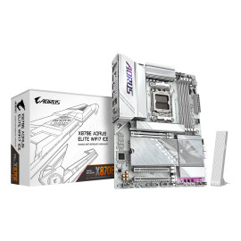 GIGABYTE X870E AORUS ELITE WIFI7 ICE Placa base - Soporta procesadores AMD Ryzen