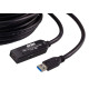 ATEN Cable extensor USB 3.2 de 1.ª generación de 20 m