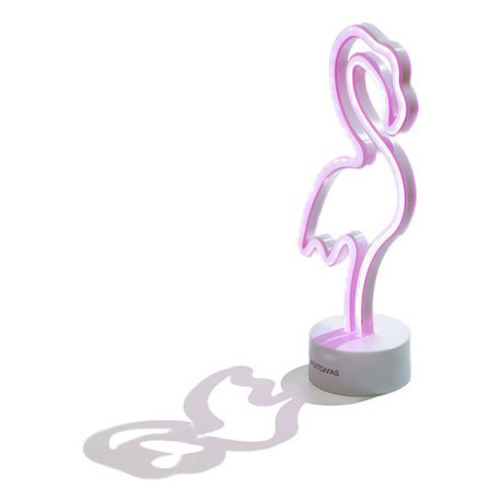 Muitomas NEONTFLAMINGO lámpara de mesa Bombilla(s) no reemplazable(s) Neon Blanco