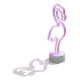 Muitomas NEONTFLAMINGO lámpara de mesa Bombilla(s) no reemplazable(s) Neon Blanco