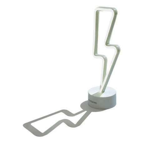 Muitomas NEONTBOLT lámpara de mesa Bombilla(s) no reemplazable(s) Neon Blanco