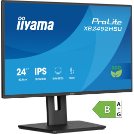 iiyama ProLite XB2492HSU-B1 pantalla para PC 61 cm (24'') 1080 x 1920 Pixeles Quad HD LED Negro