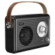 Savio RS-01 radio Portátil Analógica Negro