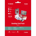 PAPEL CANON GCP-101 PACK 10 PAPEL 10X15 5 TARJETAS FELICITACION  5 SOBRES