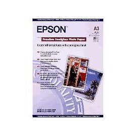 Epson Premium Semigloss Photo Paper, DIN A3, 251 g m C13S041334