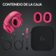 Logitech G PRO X 2 LIGHTSPEED Auriculares Inalámbrico y alámbrico Diadema Juego Bluetooth Magenta