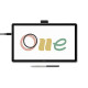 Wacom One 14 tableta digitalizadora Negro, Blanco 2540 líneas por pulgada 309 x 174 mm USB