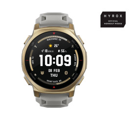 Amazfit T-rex 3 Pro 3,35 cm (1.32'') AMOLED 44 mm Digital 466 x 466 Pixeles Pantalla táctil Oro Wifi GPS (satélite)