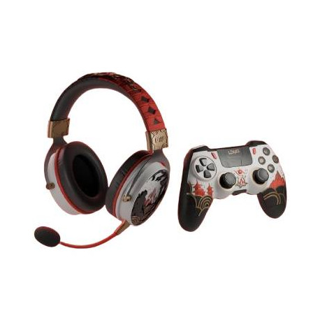 Lexip Assassin Negro, Oro, Rojo, Blanco Bluetooth/RF/USB Gamepad Analógico/Digital Android, Nintendo Switch, PC, PlayStation 4