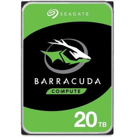 Seagate Barracuda 20TB disco duro interno 7200 RPM 512 MB 3.5'' SATA