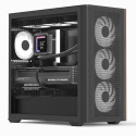 Aerocool D301A Mini Tower Negro, Madera