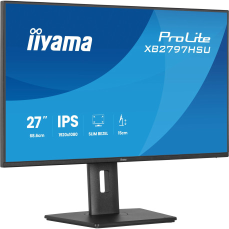 iiyama ProLite XB2797HSU-B1 pantalla para PC 68,6 cm (27'') 1920 x 1080 Pixeles Full HD LED Negro
