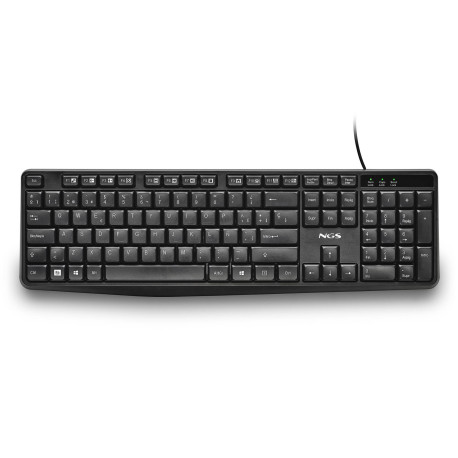 NGS FUNKY V4 (QUERTY, ES) teclado Hogar / Oficina USB QWERTY Español Negro