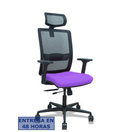 Silla Haches traslack malla negra asiento bali lila - 395TKM840B82B2DB68R6