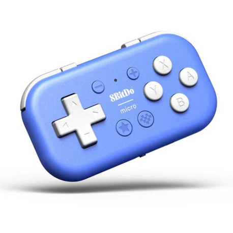 8Bitdo Micro Azul USB Gamepad Android, Nintendo Switch, PC, iOS