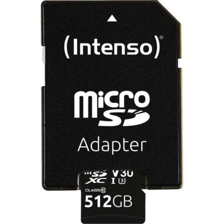 Intenso 3433493 memoria flash 512 GB MicroSDXC UHS-I Clase 10