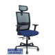 Silla Haches traslack malla negra asiento bali azul marino - 395TKM840B200B2DB68R