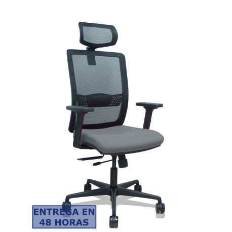 Silla Haches traslack malla negra asiento bali gris  - 395TKM840B220B2DB68R
