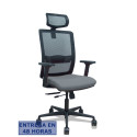 Silla Haches traslack malla negra asiento bali gris  - 395TKM840B220B2DB68R