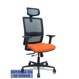 Silla Haches traslack malla negra asiento bali naranja - 395TKM840B308B2DB68R