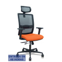 Silla Haches traslack malla negra asiento bali naranja - 395TKM840B308B2DB68R