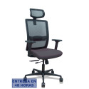 Silla Haches traslack malla negra asiento bali gris oscuro  - 395TKM840B600B2DB68R