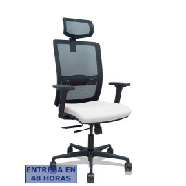 Silla Haches traslack malla negra asiento bali blanco - 395TKM840B10B2DB68R6