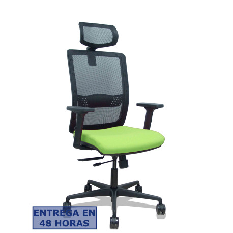Silla Haches traslack malla negra asiento bali pistacho - 395TKM840B22B2DB68R6