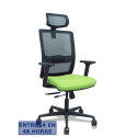 Silla Haches traslack malla negra asiento bali pistacho - 395TKM840B22B2DB68R6