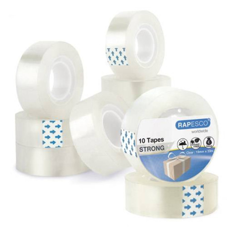 Rapesco 1807 cinta selladora Transparente 33 m