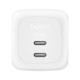 Belkin WCH020KQWH cargador de dispositivo móvil Universal Blanco Corriente alterna Carga rápida Interior