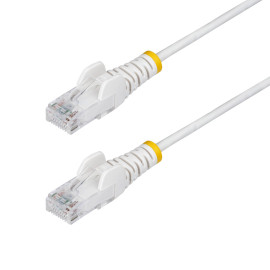 StarTech.com N6PAT25CMWHS cable de red Blanco 0,25 m Cat6 U/UTP (UTP)