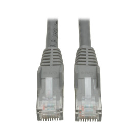 Tripp Lite N201-010-GY Cable Ethernet (UTP) Patch Moldeado Snagless Cat6 Gigabit (RJ45 M/M), Gris, 3.05 m [10 pies]