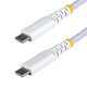 StarTech.com Cable de Carga USB-C Trenzado de 1m - Cable Cargador USB Tipo C