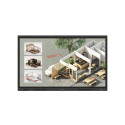 LG CreateBoard Standard pizarra blanca interactiva 139,7 cm (55'') 3840 x 2160 Pixeles Pantalla táctil Negro