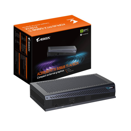 GIGABYTE AORUS RTX 5060 Ti AI BOX Tarjeta Gráfica - 16GB GDDR7, 128bit, PCI-E 5.0